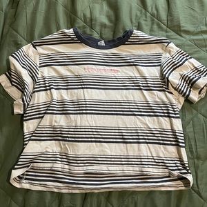 Odd Future Tyler the Creator Striped Crop Tee